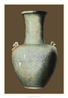 Aquamarine Vase I Fine Art Print