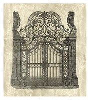 Wrought Iron Gate Fine Art Print