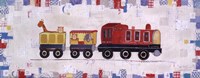 Red Circus Train Fine Art Print
