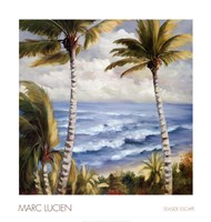 Seaside Escape by Marc Lucien - 24" x 25"