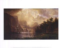 Among the Sierra Nevada, California, 1868 by Albert Bierstadt, 1868 - 14" x 11", FulcrumGallery.com brand