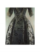 Black Balenciaga Dress Fine Art Print