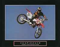 Confidence  Motorbiker Fine Art Print
