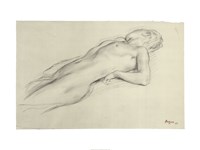 Lying Nude by Edgar Degas - 32" x 24"
