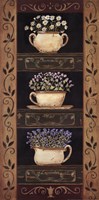 Teacup Herbs II by Jo Moulton - 10" x 20"