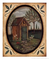 His Outhouse Fine Art Print