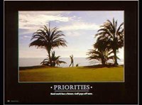 Priorities Fine Art Print