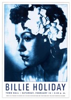 Billie Holiday Town Hall Nyc 1946 Fine Art Print