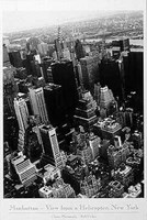 Manhattan View from a Helicopter Fine Art Print