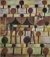 Camel in Rhythmic Wooded Landscape Fine Art Print