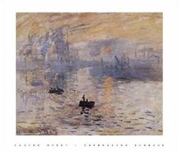 Impression, Sunrise, c.1872 (blue) Fine Art Print