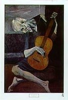Old Guitarist Fine Art Print
