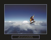 Attitude - Skateboarder Fine Art Print