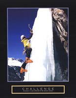 Challenge - Ice Climber Fine Art Print