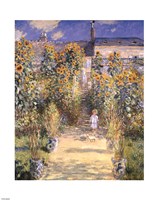 11" x 14" Monet Garden Paintings