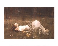 Ophelia (lying in the meadow), 1905 Fine Art Print