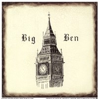 Big Ben Tile Fine Art Print