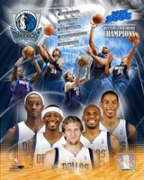 '05 / '06 Mavericks Western Conference Champions Composite Fine Art Print