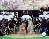 New Yankee Stadium - 2006 Ground Breaking Ceremony by Angela Ferrante - 10" x 8" - $12.99