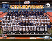 SB XLI -  Colts Team Sit Down Fine Art Print