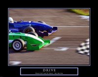 Drive-Race Car Fine Art Print