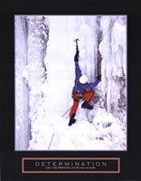 Determination - Ice Climber Fine Art Print