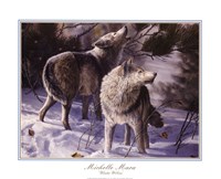 Winter Wolves by Michelle Mara - 20" x 16"
