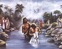 White Baptism Fine Art Print