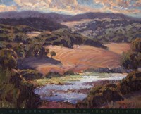 Golden Foothills II Fine Art Print