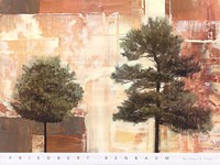 Parchment Trees I by Friedbert Renbaum - 36" x 26"