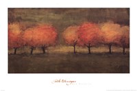 Red Trees II Fine Art Print