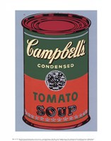 Campbell's Soup Can (green & red), 1965 by Andy Warhol, 1965 - 11" x 14"