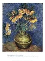Crown Imperial Fritillaries in a Copper Vase, 1886 Fine Art Print