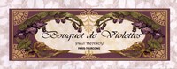 Bouquet De Violettes - Grande Fine Art Print