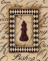 Chess Bishop - Mini Framed Print