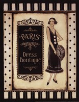 Paris Dress Boutique - Mini by Kimberly Poloson - 11" x 14"