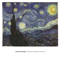 The Starry Night, c.1889 Fine Art Print