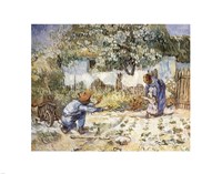 First Steps (after Millet), c.1890 Fine Art Print