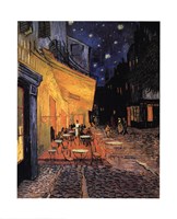 The Cafe Terrace on the Place du Forum, Arles, at Night, 1888 by Vincent Van Gogh, 1888 - 24" x 30"