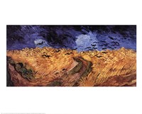 Wheatfield with Crows, 1890 by Vincent Van Gogh, 1890 - 30" x 24"