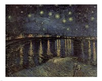 Starry Night over the Rhone, c.1888 Fine Art Print