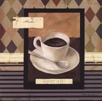 Drinking Mocha Coffee by Carol Robinson - 6" x 6"