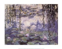 Water Lilies and Willow Branches, c.1917 Fine Art Print