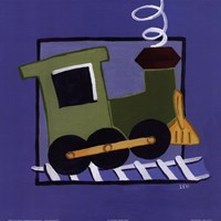 Kiddie Train by Lynn Metcalf - 12" x 12", FulcrumGallery.com brand
