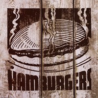 Hamburger by Ahava - 12" x 12"