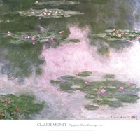 Nympheas, Water Landscape, 1907 by Claude Monet, 1907 - 28" x 26"