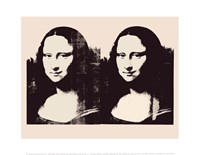 Double Mona Lisa, 1963 by Andy Warhol, 1963 - 14" x 11", FulcrumGallery.com brand