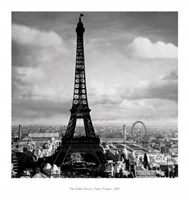 The Eiffel Tower, Paris France, 1897 Fine Art Print