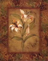 Garden Lilies I - mini Fine Art Print