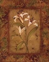 Garden Lilies II - mini Fine Art Print